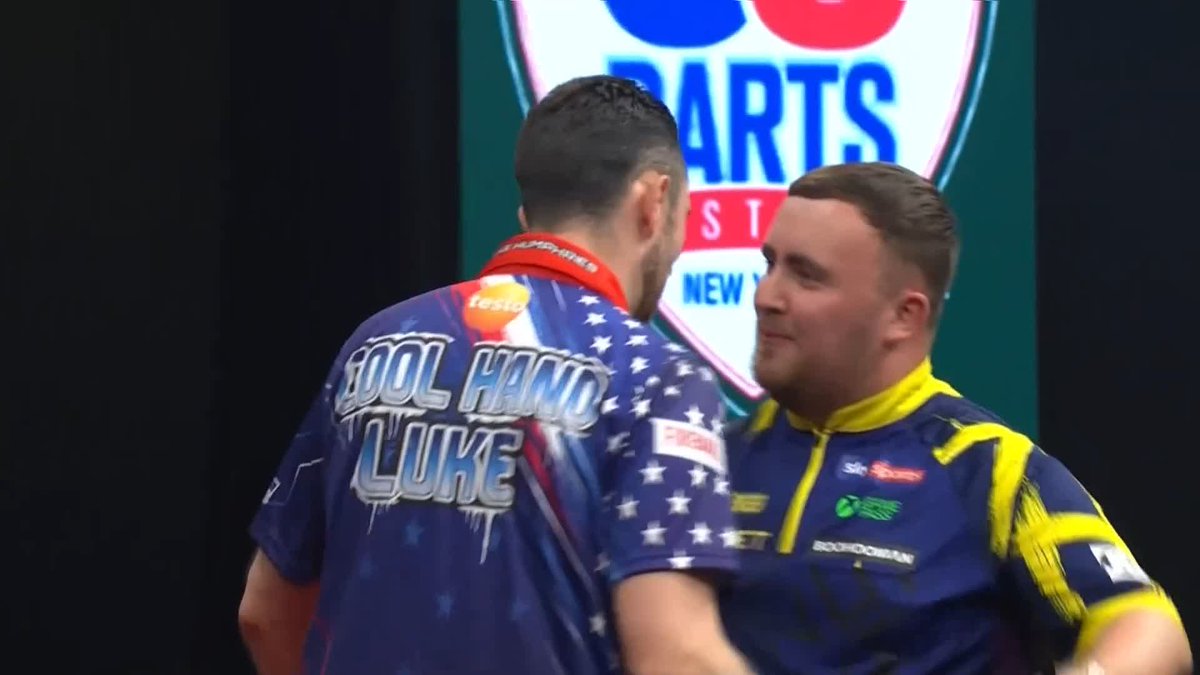 HUMPHRIES GOES BACK-TO-BACK! 🏆 Luke Humphries retains the US Darts Masters title! The reigning champion produces a magnificent 11-darter to deny his great rival Luke Littler in a last-leg EPIC! 📺 #USDarts2026