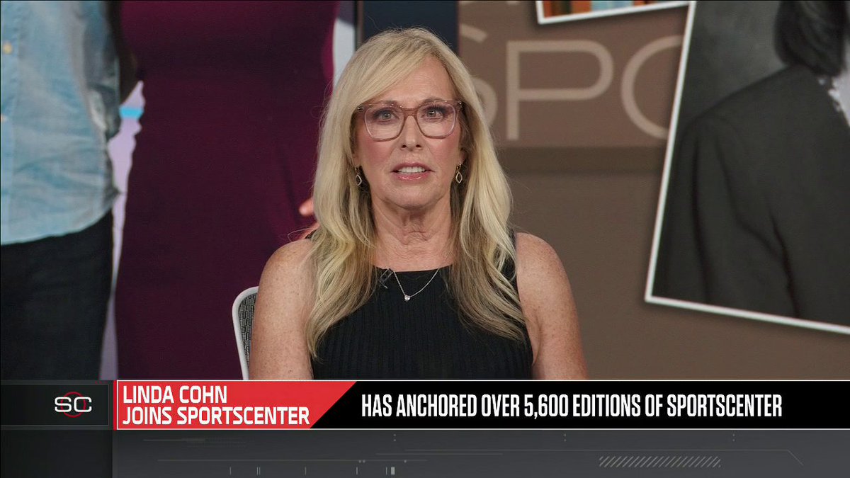 "Even though I was on SportsCenter for 34 years, I may believe someone is watching me for the very first time and I have to prove, to them, that I belong." Linda Cohn on the key to 34 years of excellence at ESPN 👏