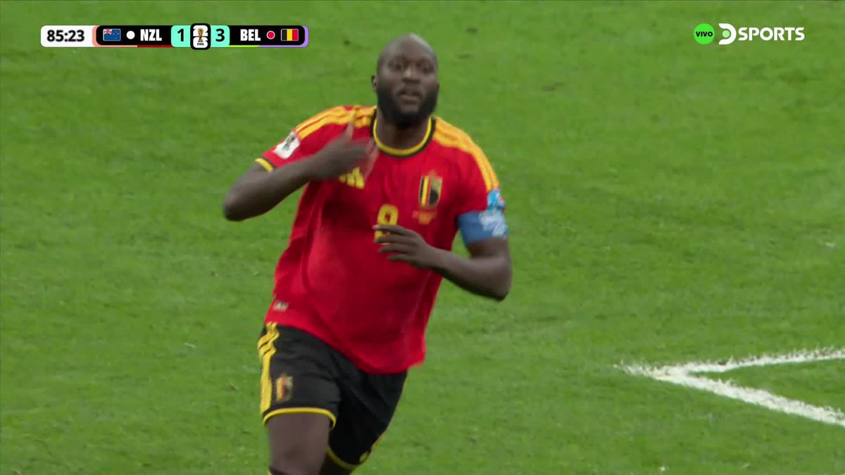 🤯🇧🇪 ROMELU LUKAKU VUELVE A MARCAR EN UN MUNDIAL, DESPUÉS DE OCHO AÑOS.