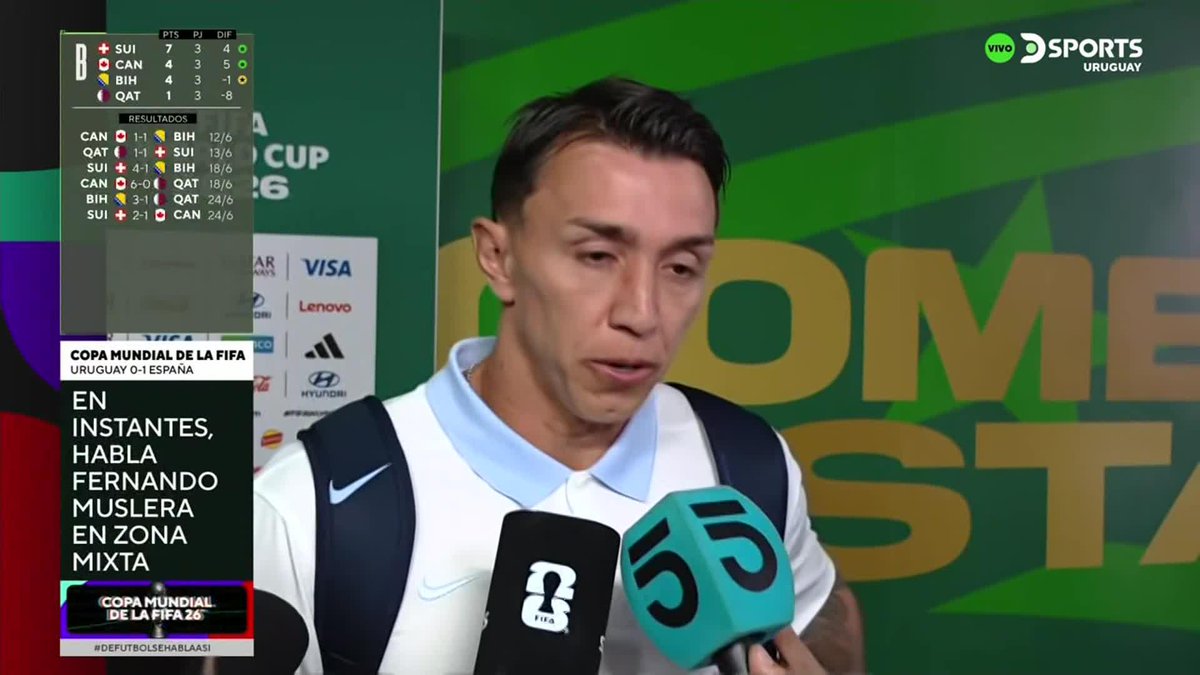 "NUNCA IMAGINÉ ESTAR SUFRIENDO TANTO POR ESTE DEPORTE" 🇺🇾💔 Fernando Muslera le envió un mensaje al pueblo uruguayo luego de la eliminación de la Celeste en fase de grupos del #MundialEnDSPORTS 🎙️Sole Sejas #DFSHA #FIFAWorldCup