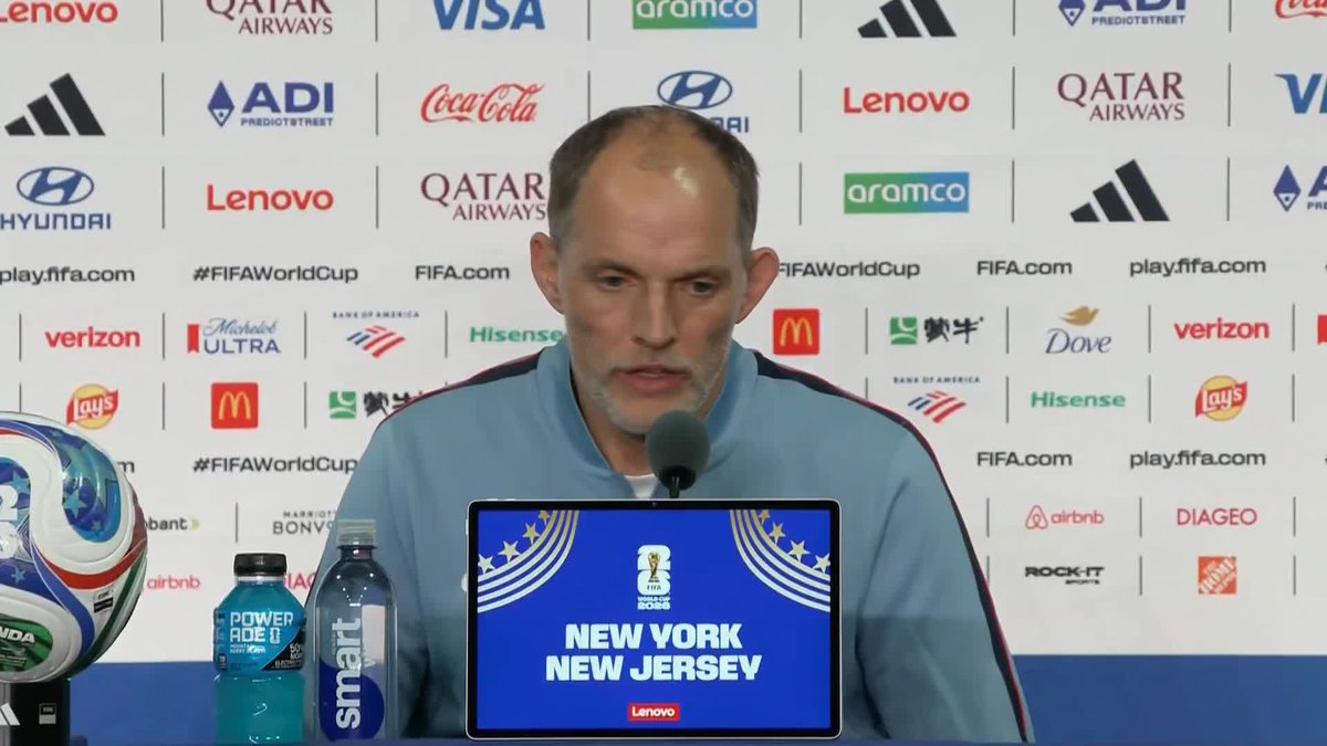 🗣️ "The reality is transfers are going on while we are playing." Thomas Tuchel insists there is no distractions for England's Elliot Anderson as he edges closer to a move to Manchester City.