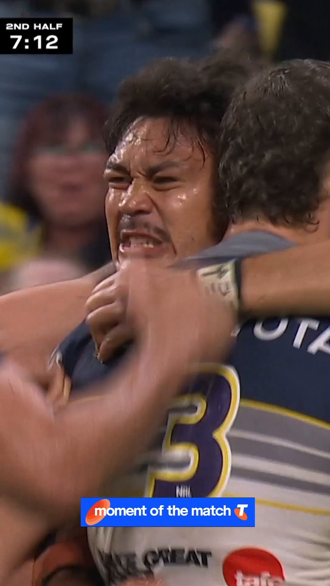JEREMIAH NANAI IS SUPERMAN 🦸‍♂️ #NRL Telstra Moment of the Match