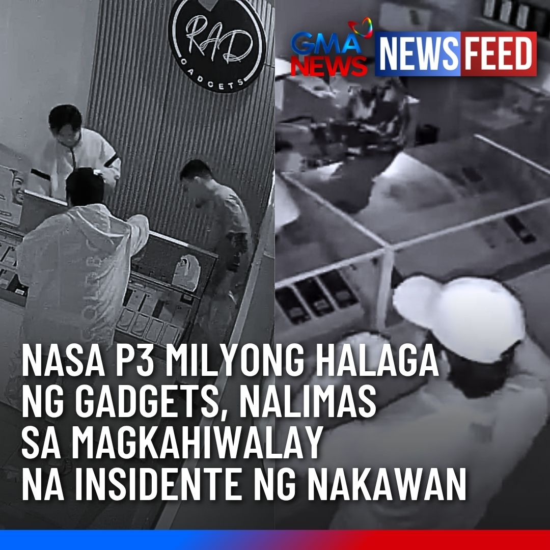 WALANG TAKOT SA CCTV AT SECURITY ALARM Dinedma ng mga magnanakaw sa Davao City ang security alarm ng isang gadget store na nilooban nila nitong Miyerkoles ng madaling araw. Wala pang isang oras ang nakalipas, isa pang gadget store ang ninakawan din sa Tagum City.
