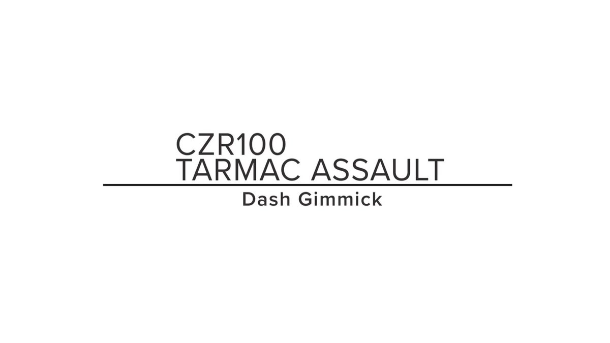 CZR100_TARMAC ASSAULT × Dash Gimmicks Dash ActiveをONにするとエンジンが起動し、 前方への走り入力で高速移動モードに切り替わります。 Menuから移動速度の調整も可能です。 Gimmick by ottu( 0ттu_777▙▛▞▗▝ ) #少女発動機 #MOTORED_CYBORG_RUNNER #YOYOGIMORI