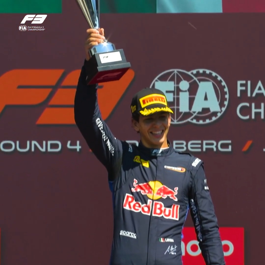 Red Bull junior 🤝 Red Bull Ring The perfect place for Ernesto Rivera to take his first win in Formula 3 🥇🏆 #F3 #AustrianGP