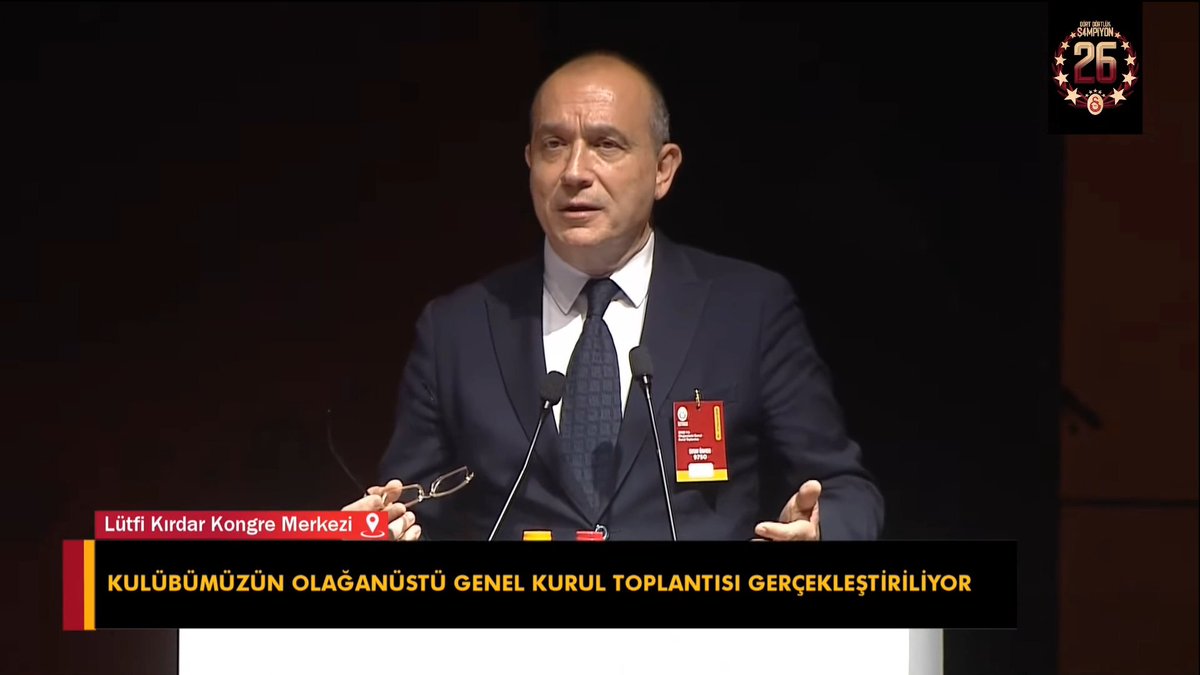 Galatasaray Kulübü Üyesi Ertay Örmen: "Bugünkü sunumda Florya Metin Oktay Tesisleri ile ilgili hiç nakit akışı görmedim. Florya yok mu oldu? Biz Florya'dan para beklemiyor muyuz; ne zaman gelecek, ne kadar gelecek? Hala altyapımız Florya'da, Mart ayında bütün yönetim resim çektirdi 'taşınıyoruz' diye, Temmuz ayına geldik; sanırım hala altyapı Florya'da."