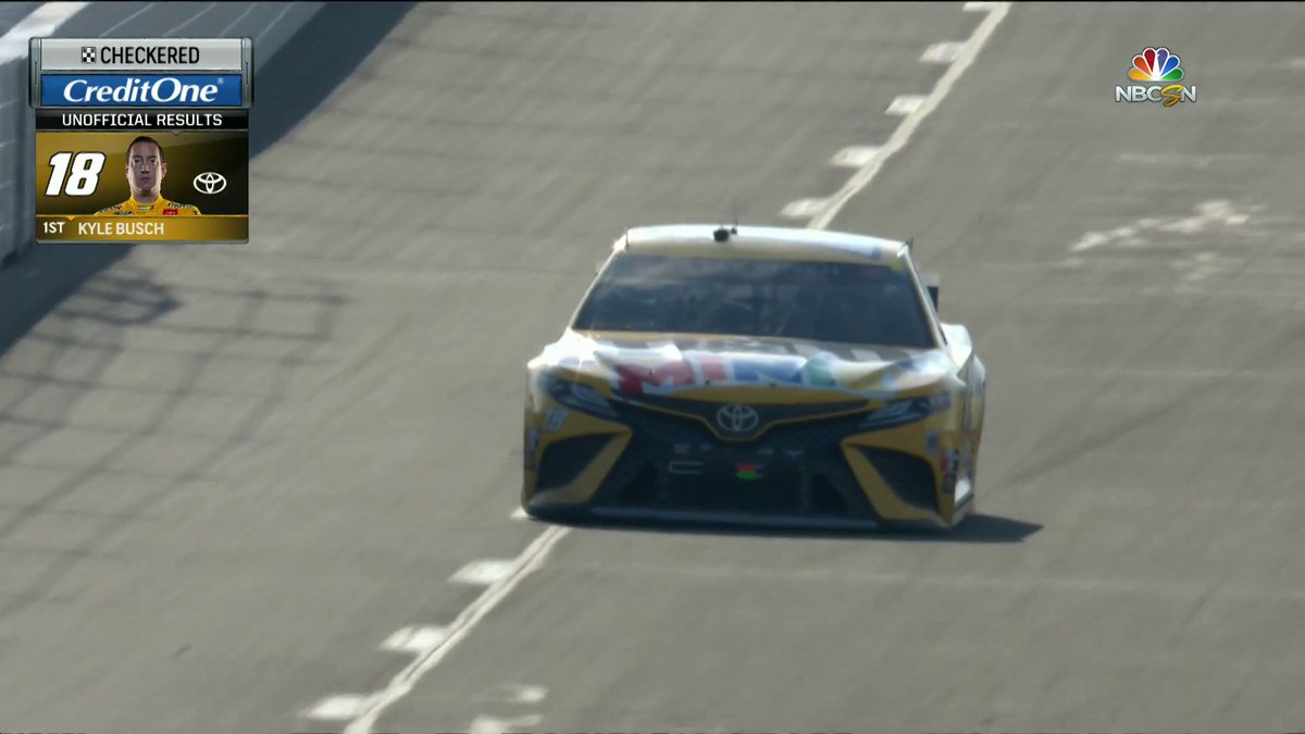 On this day 5 years ago, Kyle Busch, without being able to shift, won at Pocono.