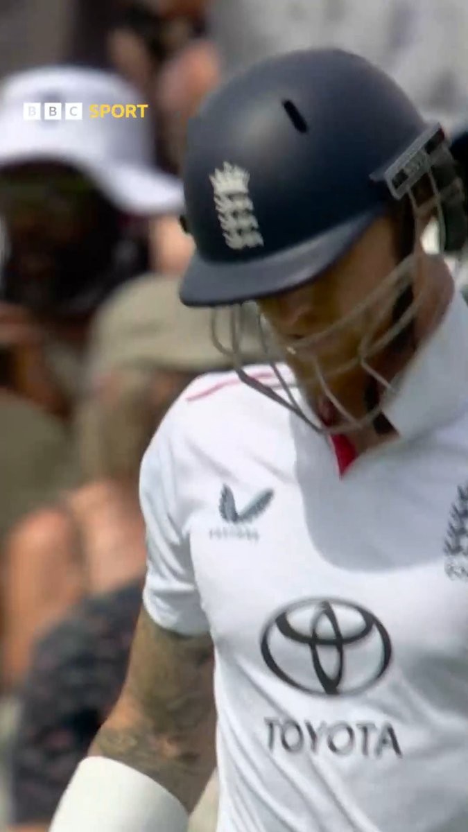 A huge ovation from the Trent Bridge crowd for Ben Stokes as he came out to bat.