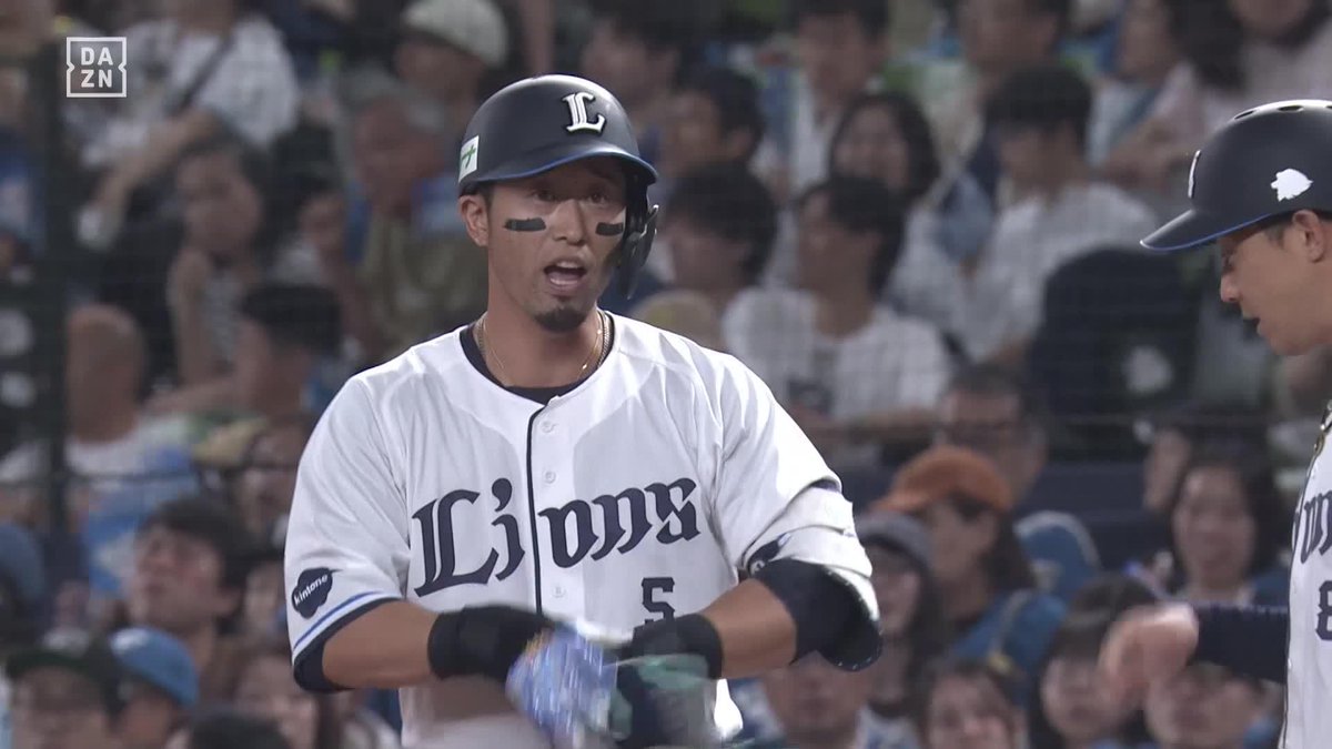 やっぱり盛り上がる 復帰2打席目で快音 外崎修汰 4月8日以来の安打 ⚾️西武×日本ハム #seibulions #だったらDAZN