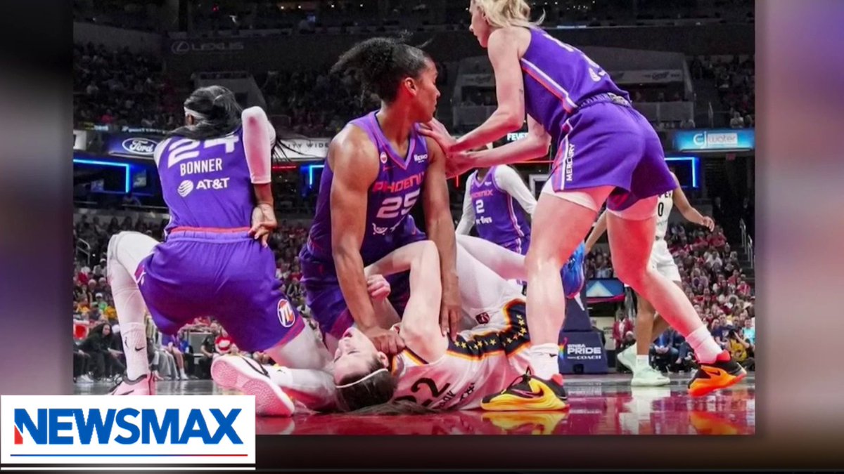 CLARK TARGETED AGAIN: “The Right Squad” discussed the physical targeting of WNBA superstar Caitlin Clark after she was hit in the throat while on the ground by Phoenix Mercury’s Alyssa Thomas.
