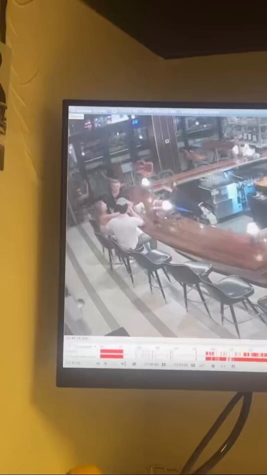 Two Massachusetts State Troops caught on camera in a fight at Reel House in Quincy MA last night