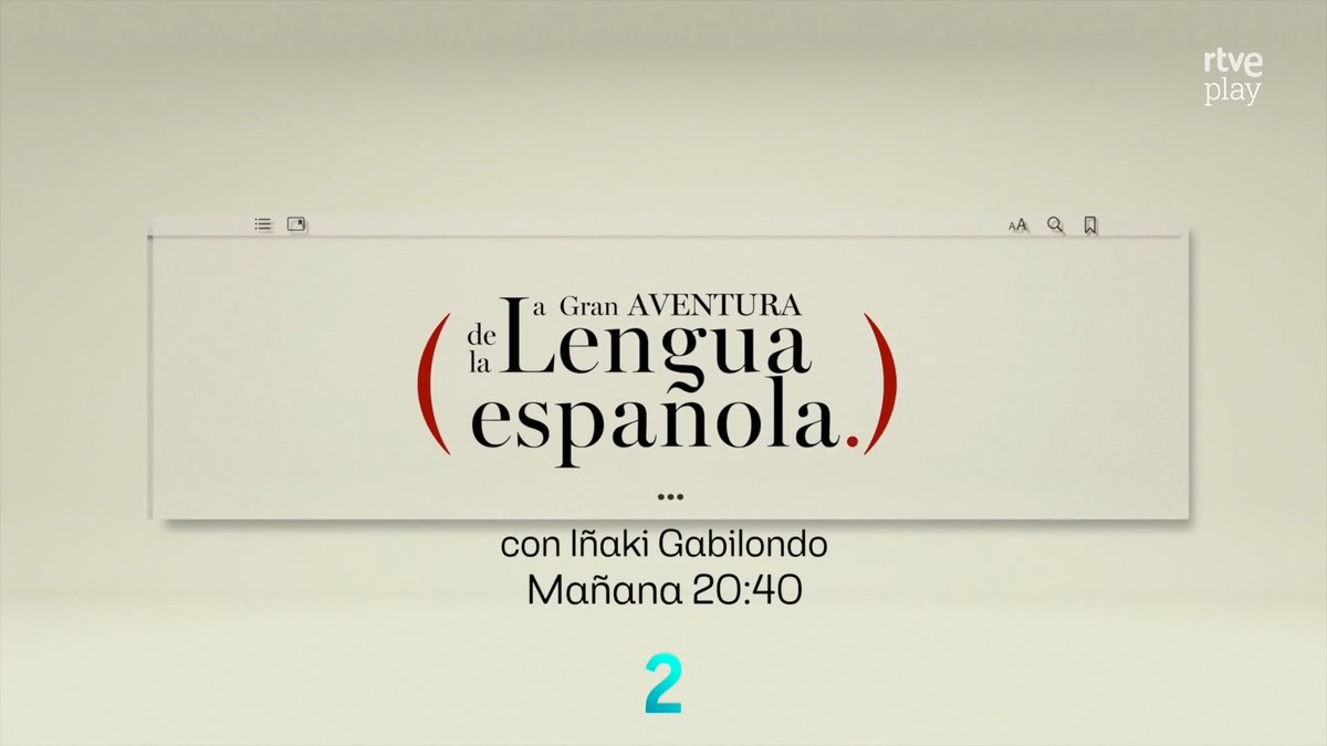 Ni las lenguas peninsulares al castellano, ni el castellano amenazó a las lenguas peninsulares ni a las americanas... 🗓️ 'La gran aventura de la lengua española', este domingo 28 de junio a las 20:40h en La 2. ⭕️