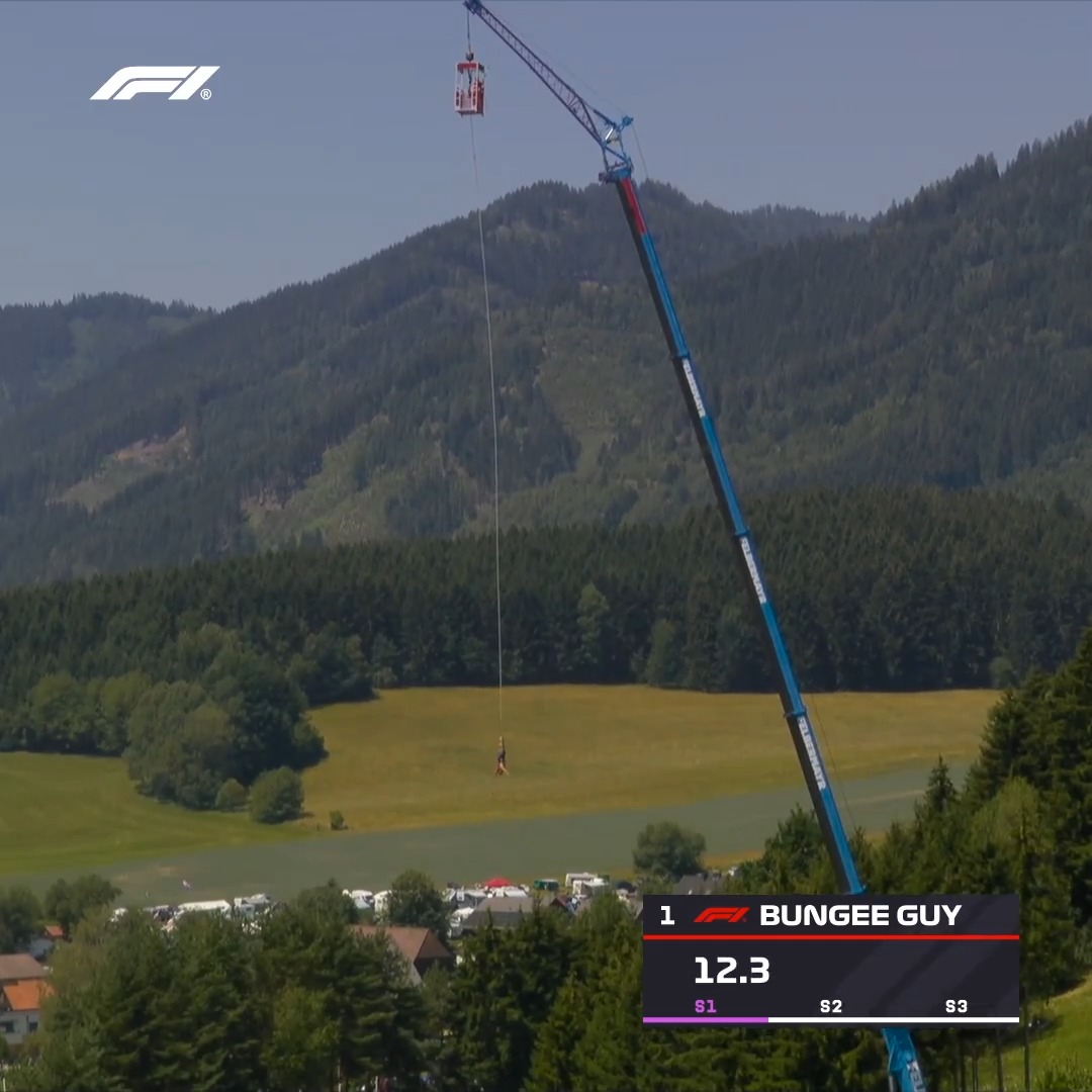 You still fancying a go at this, Charles Leclerc? 🫣 #F1 #AustrianGP