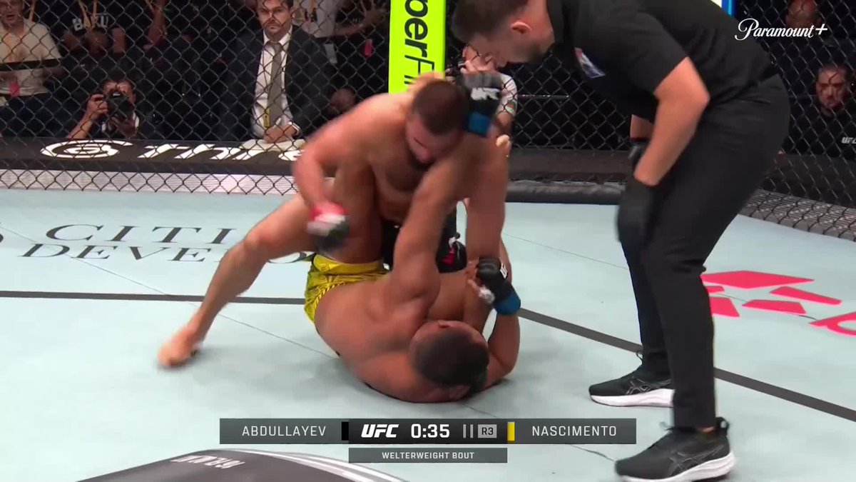 Agree with the stoppage here at #UFCBaku?