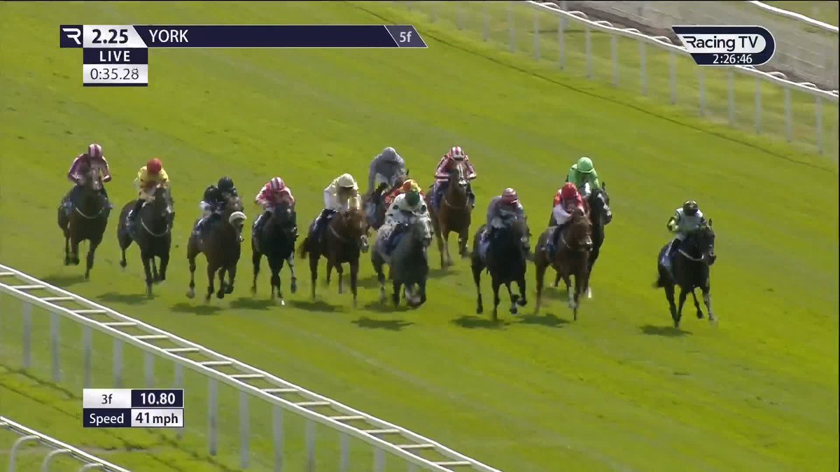 A fantastic Oisín Murphy ride at York! 💪 🟢⚪️ Naana's Shadow wins her second big sprint in a row in gutsy fashion at York for Katie Scott Racing who’s doing a mega job with her.