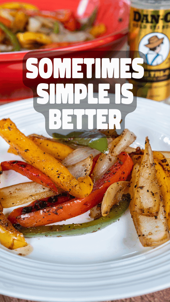 Sometimes, simple is better. 🧅🌶️🔥 Back when I worked at Chili's, we'd throw onions and peppers on the grill with nothing more than salt and pepper. They were good then, but now we've got something even better. SPG Tri-O brings that classic salt, pepper, and garlic flavor with a Dan-Good upgrade that takes grilled onions and peppers to the next level. Proof that you don't need a long ingredient list to make something delicious. Who's throwing veggies on the grill this week?