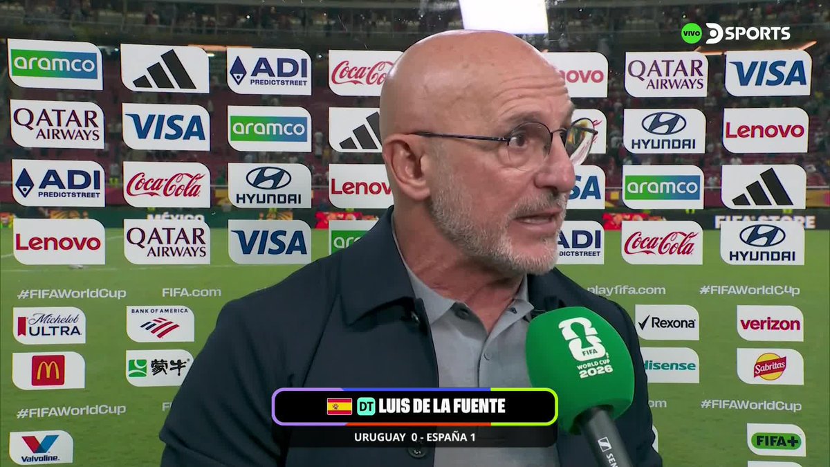 🗣️🇪🇸 “Hoy ha sido el partido en el que nos han puesto a prueba” Luis De la Fuente sobre el partido ante Uruguay