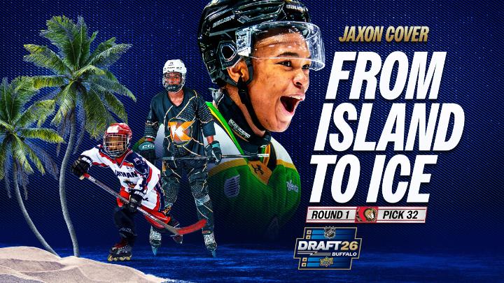 Check out our feature on Ottawa Senators 32nd overall pick Jaxon Cover in its entirety. Grew up in the Cayman Islands, didn't start playing ice hockey until a couple of years ago, and now he's a first rounder! 👏 #NHLDraft