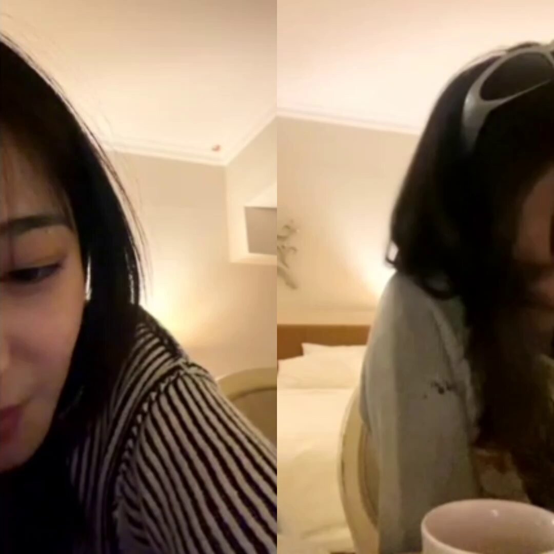 💬: "Oline potong rambut kh?" Oline: "iya" Nala: "ngga ga, gaada gaada... Dia jahat guys, dia bilang mau potong bareng tapi dia duluan" Oline: "engga gitu bestiku yang paling cantik sedunia (Nala dipeluk)" 😭😭😭😭 -Oline, Nina, Nala-