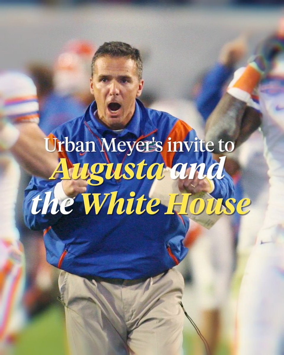 Urban Meyer was so excited to visit Augusta that he forgot he had been invited to the White House. 😂 Listen to the full interview: