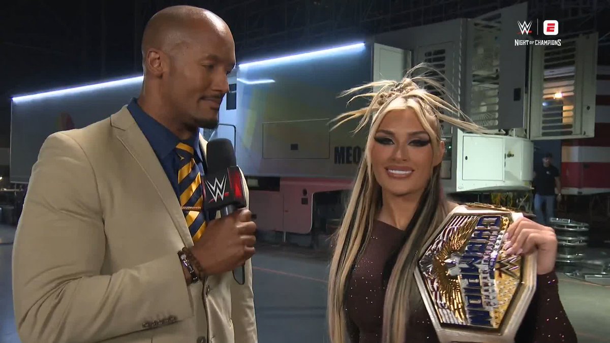 "I know how to win when it matters" Tiffany Stratton has NO DOUBT she will beat Jade Cargill and retain her US Title! #WWENOC streams TODAY at 1PM ET/10AM PT on the ESPN App with ESPN Unlimited! Catch the first hour of #WWENOC LIVE on ESPN! ▶️: