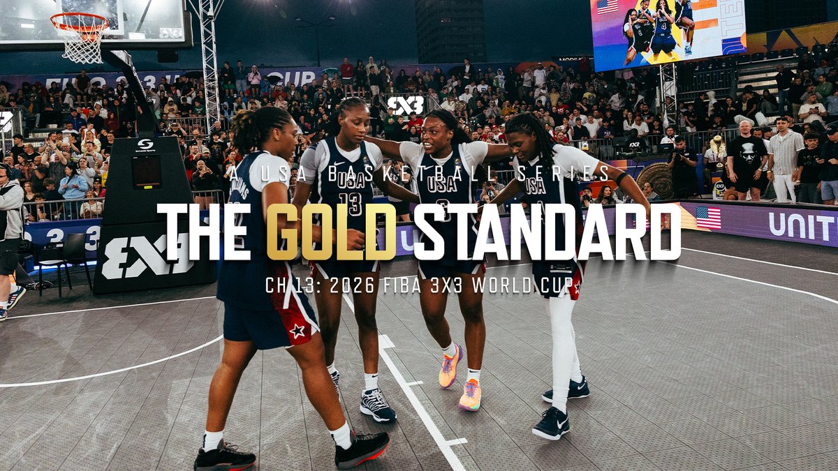 The youngest team carrying the biggest expectations. In this chapter of 🇺🇸 #TheGoldStandard, follow the #3x3WNT on its journey to gold at the 2026 FIBA 3x3 World Cup! Watch Ch. 13 in full »