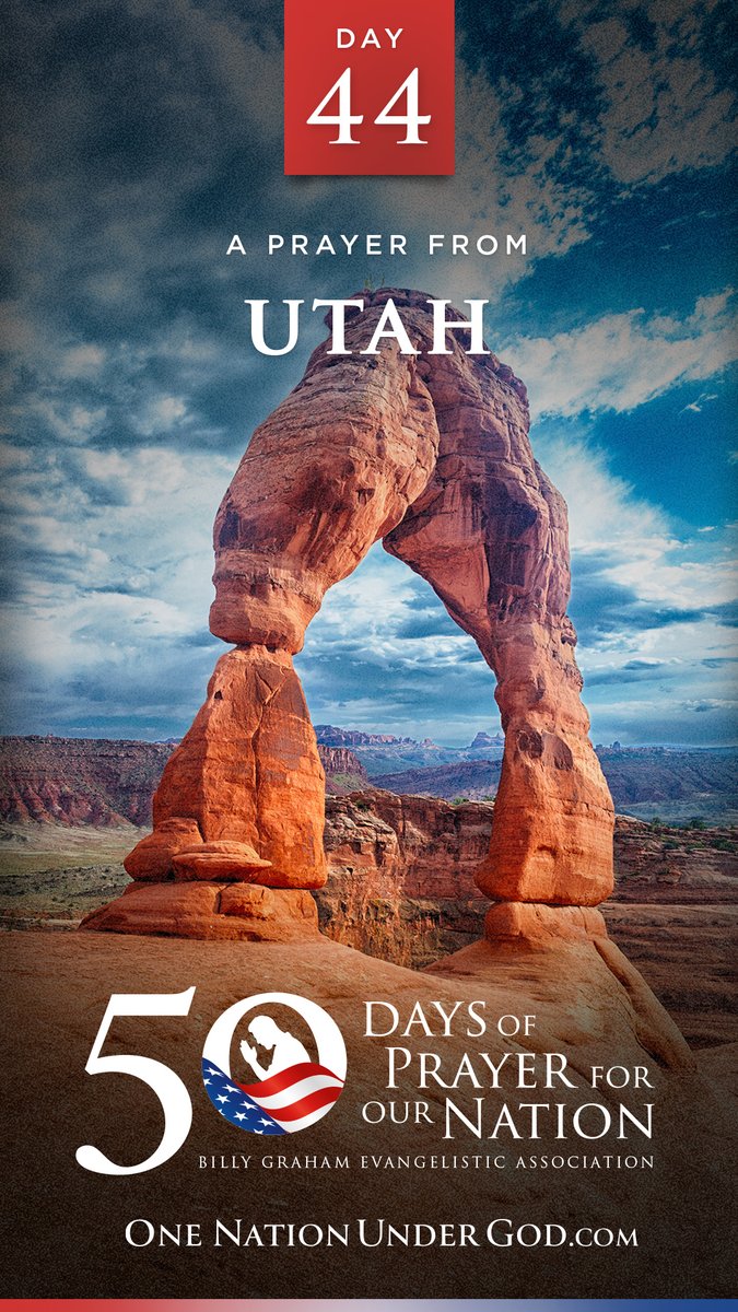 Join us for DAY 44 of 50 Days of Prayer for America with Pastor Bill Young of UTAH. Let us know youโre praying in the comments below, and go to for all 50 videos and moreโฆ #OneNationUnderGod #50Days50States50Prayers BGEA