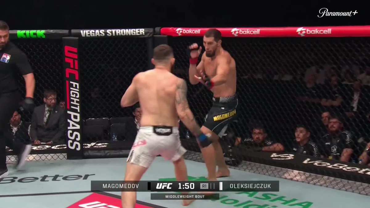 ELBOW STRIAGHT TO THE GILLY!! 😳 Abus Magomedov came out with the submission win tonight! [ #UFCBaku | LIVE ON @ParamountPlus ]
