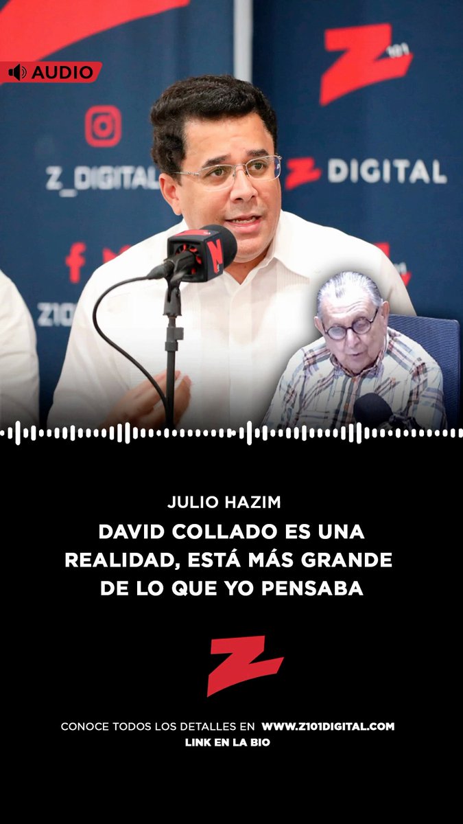 Tengo más de un año diciéndolo, pero ustedes odian la verdad y después se sorprenden. Don Julito Hazim admite que se equivocó y que pensaba lo contrario, pero ya se dio cuenta que David Collado está muy por encima. ¿Qué opinas?