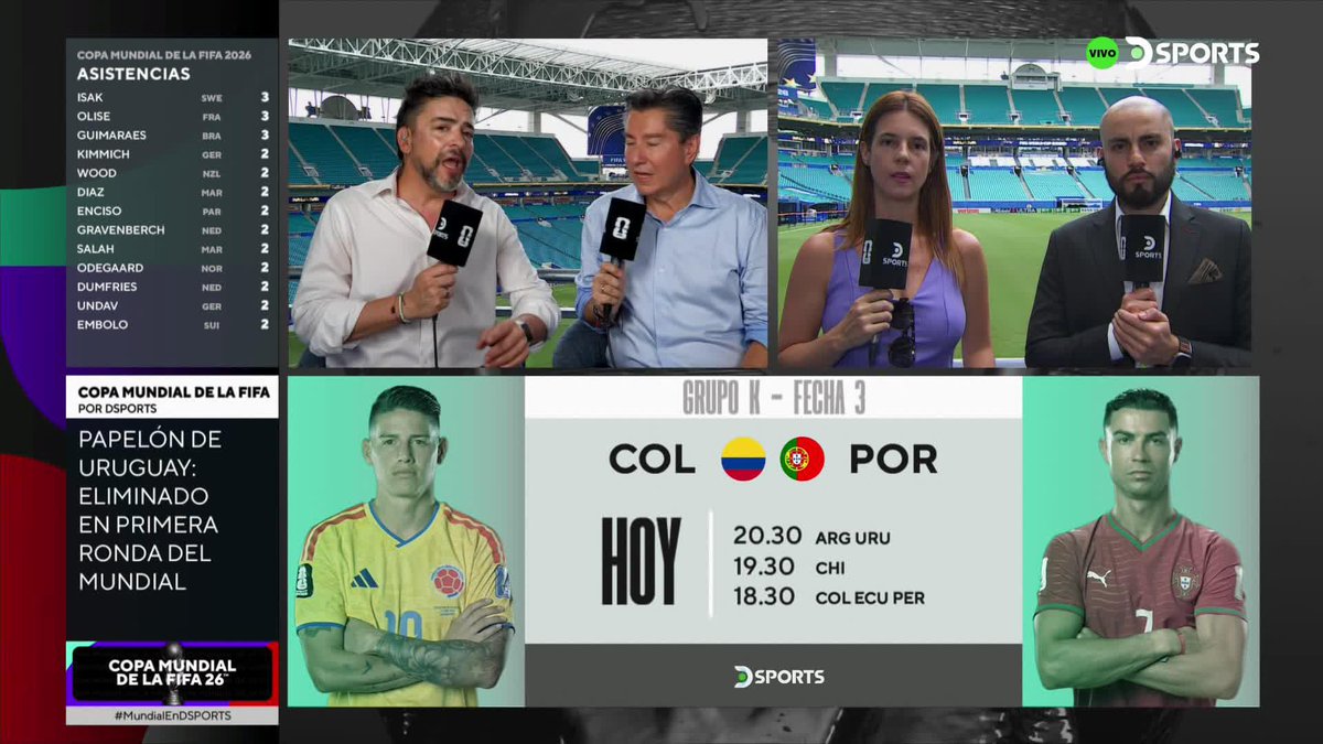 "CUANDO SEA GRANDE, QUIERO LA SUERTE DE ARGENTINA" 🍀 ⚽ Samuel Vargas comentó la fortuna que tuvo Argentina al tener como rival de 16avos de final a Cabo Verde en el #MundialEnDSPORTS. #FutbolTotal #FIFAWorldCup
