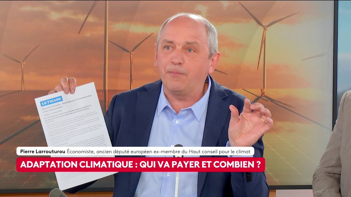 🔴 Climat : "Une taxe renforcée sur les transactions financières pourrait rapporter 57 milliards d'euros par an pour financer la transition écologique", estime Pierre Larrouturou, économiste et ex-membre du Haut Conseil pour le climat. #ToutEstPolitique #canal16