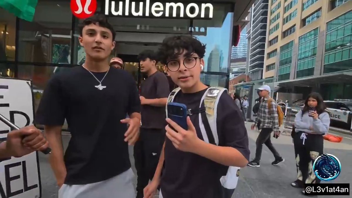 Here we have a woman asking the same question over and over again, "Are you Iranian Jewish?" Because these boys disagreed with her worldview, they have to be the enemy. And the enemy is, of course, the Jew. She asks again and again and again because she needs to confirm that they are Jews, so their opinions don't matter and her worldview is right. But they aren't Jewish.