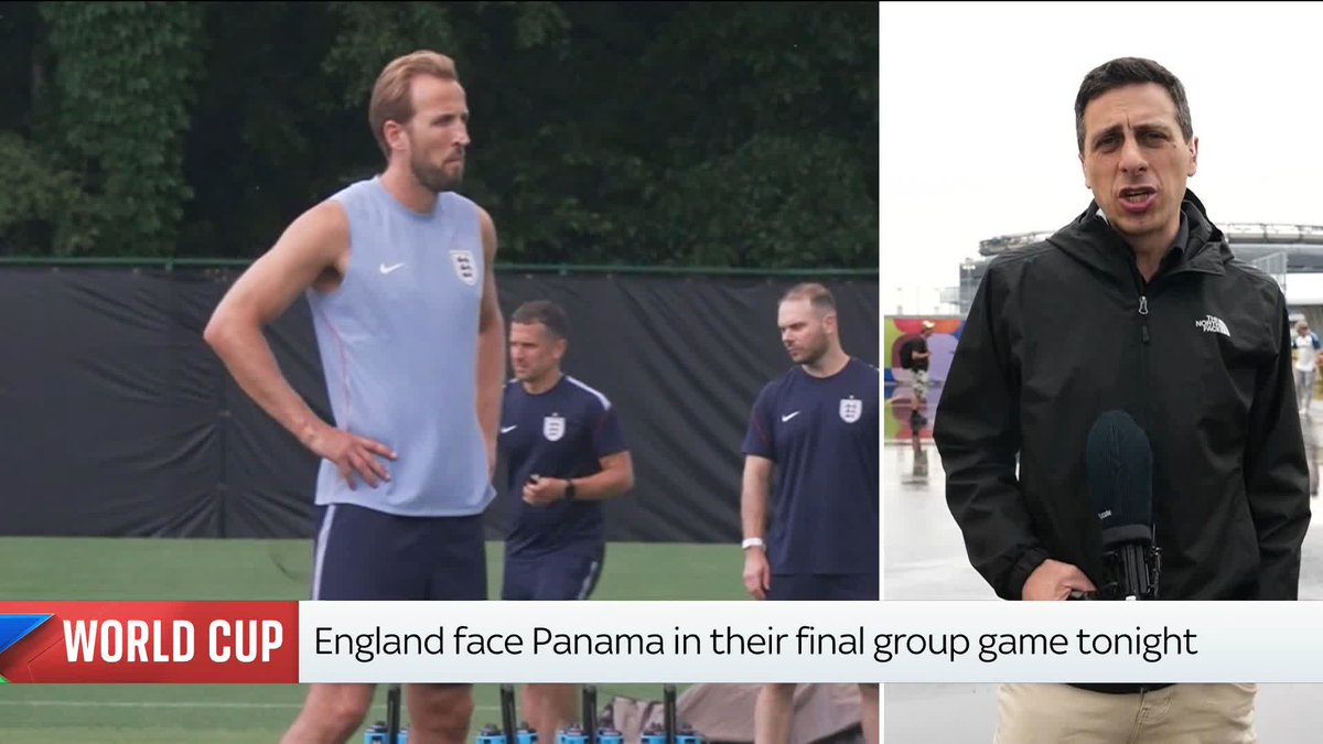 England face Panama in their final group stage game of the World Cup tonight, knowing a win will mean they will top their group. Sky's sports correspondent Rob Harris is live outside the stadium in New Jersey 📺 Sky 501, Virgin 602, Freeview 233,