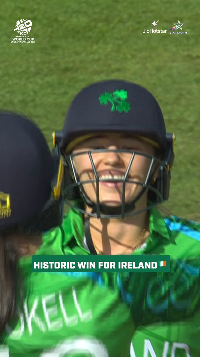HISTORIC MOMENT...!!!! - FIRST VICTORY FOR IRELAND IN T20 WOMEN'S WORLD CUP HISTORY 🥹🔥