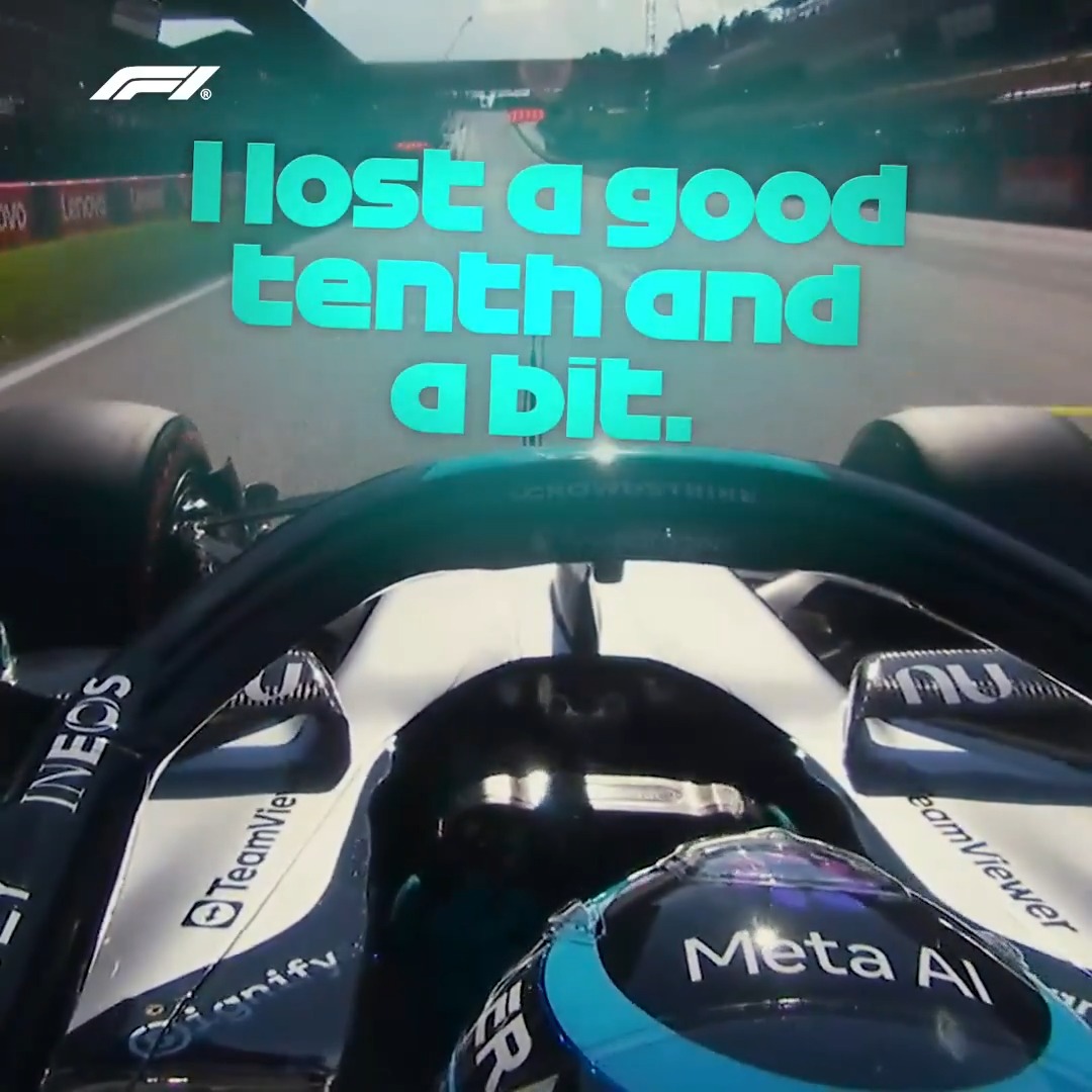 "Big lift on the entry of that corner" Watch and listen in to the final sector of George Russell's Austria Pole lap 👀 #F1 #AustrianGP
