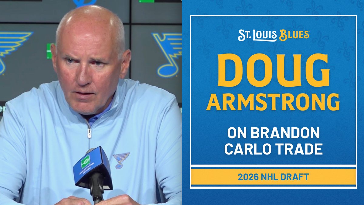"It allows us to have four experienced players right now in Broberg, Parayko, Fowler and Carlo... and we have younger guys that are going to push and work their way in there." Doug Armstrong discusses the trade to acquire Brandon Carlo from the Maple Leafs. #stlblues