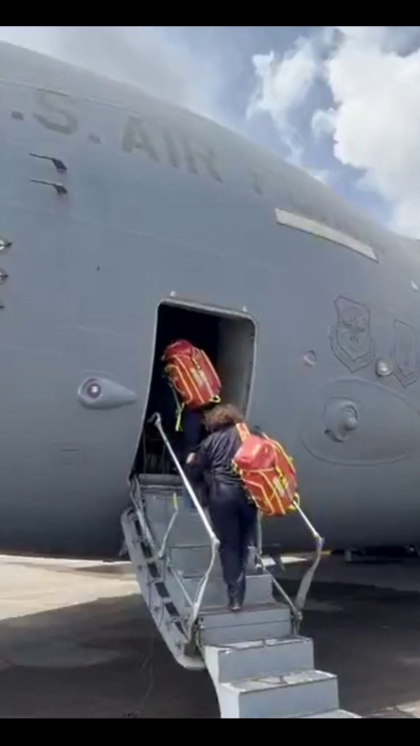 U.S. Air Force flies Miami and Miami-Dade teams to Venezuela