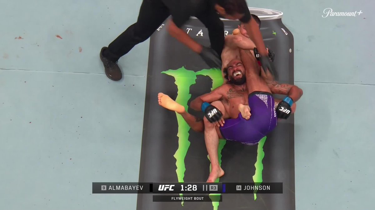 9位 アルマバエフがスロエフストレッチで 14位 ジョンソンに3R一本勝ち！ #UFCBaku