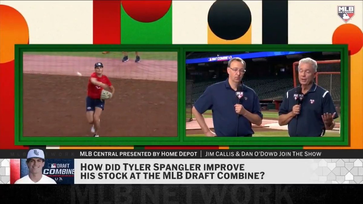 One player that improved his stock at the MLB Draft Combine? California high school SS Tyler Spangler (MLB's No. 49 draft prospect), says Jim Callis.