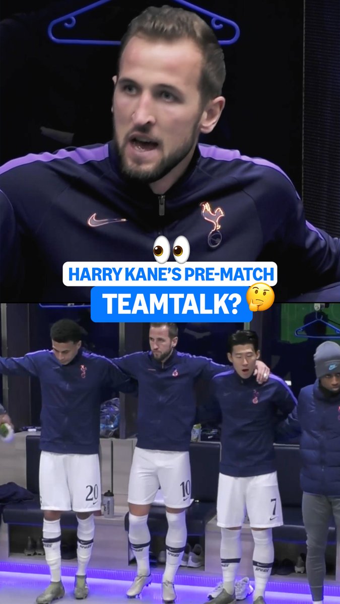 A glimpse into Harry Kane's pre-match team talk later today? 🔮👀