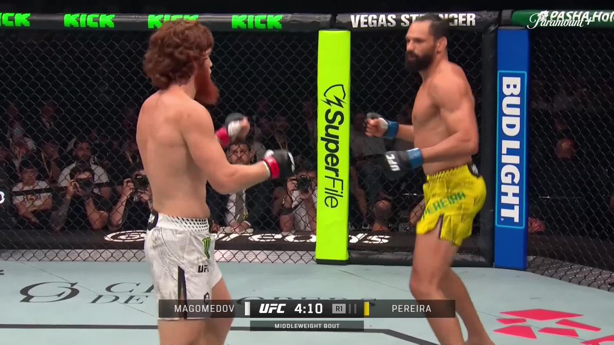 MICHEL PEREIRA DROPS SHARA BULLET EARLY IN ROUND 1 😳 #UFCBaku