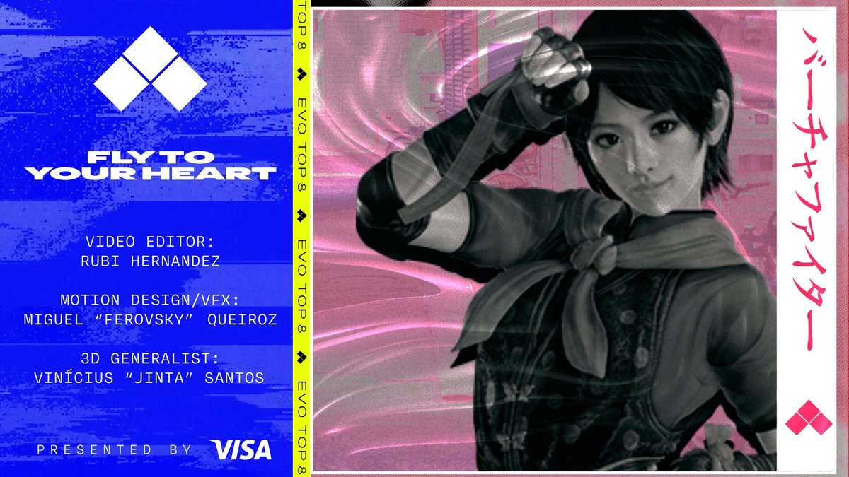"Fly To Your Heart" #Evo2026 Top 8 Intro for Virtua Fighter 5 R.E.V.O. World Stage presented by @visa.