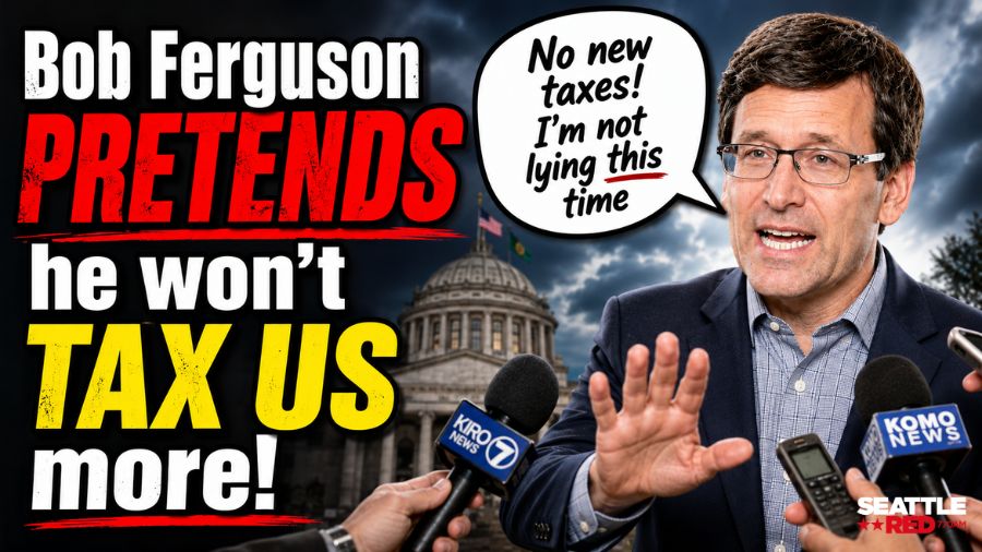 Bob Ferguson is promising no new taxes again. He made that exact promise last year, right before signing the largest tax hike in Washington history and a brand-new Millionaires Tax. Does anyone actually believe him this time?
