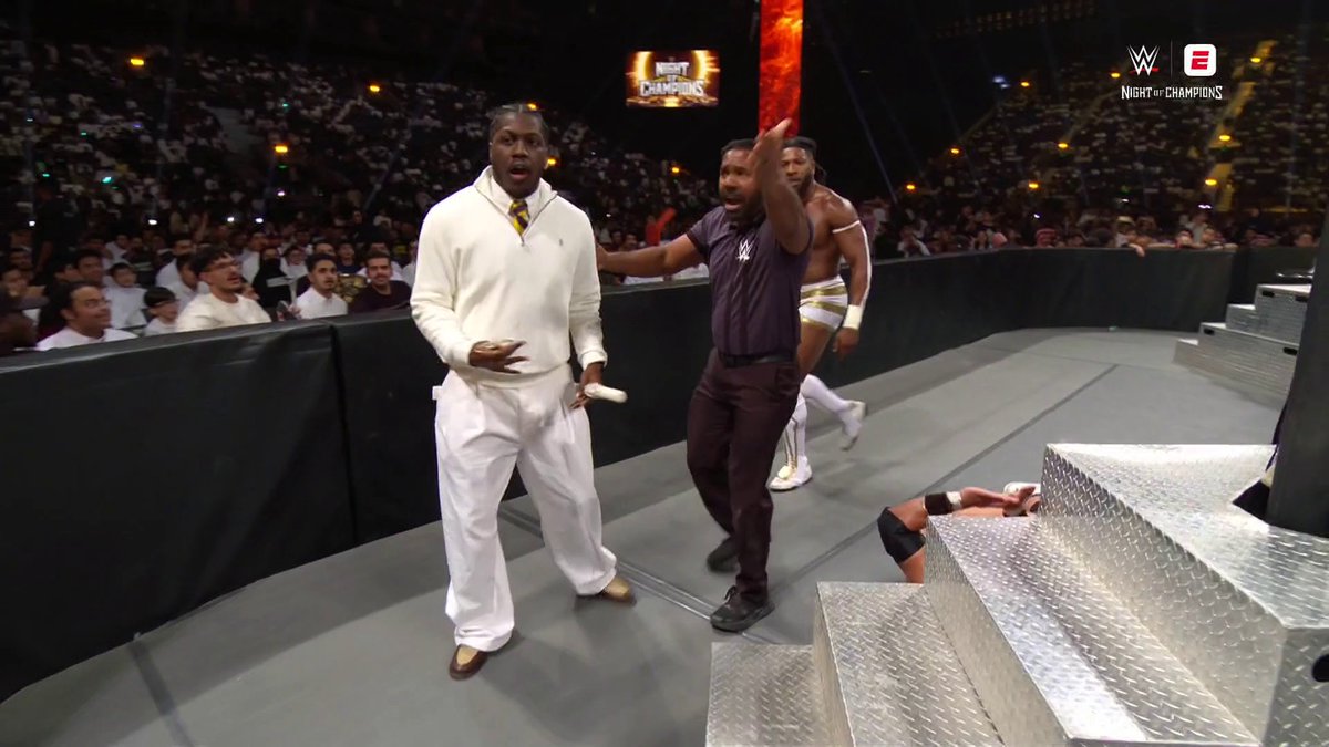 Didn't have to do Lil Yachty like that 😂 Stream #WWENOC NOW on the ESPN App with an ESPN Unlimited plan: