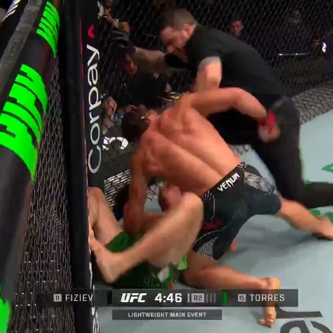11位 フィジエフが15位 トーレスに2RKO勝ち！ #UFCBaku