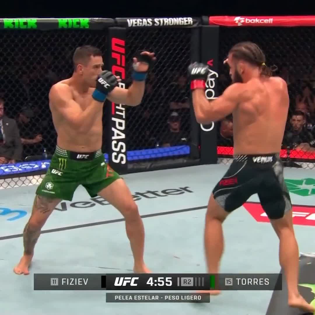 ESTA DE VUELTAAAAA ‼️ ‼️ Increíble la forma de terminar la pelea por parte de 🇦🇿 Rafael “Ataman” Fiziev 💢 #UFCBaku | Ver en vivo por Paramount+ Deportes