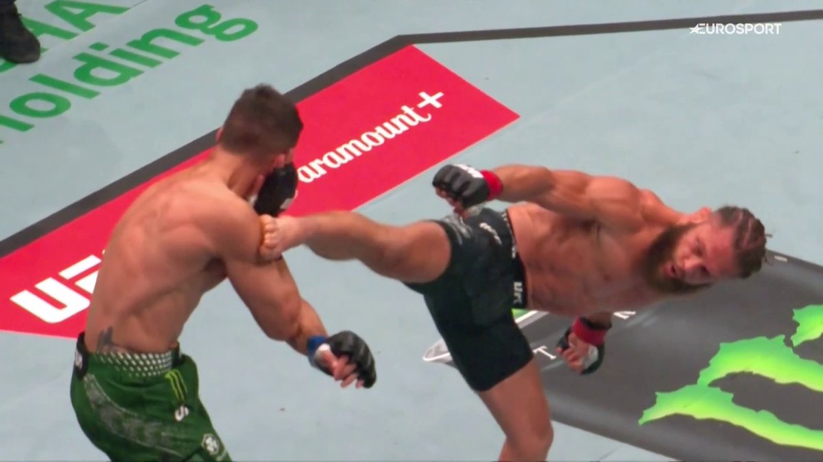 ES UNA PATADA LEGENDARIA 😮😮😮😮 Fiziev se acaba de marcar uno de los KO del año ante Manuel Torres 💥 Lo has visto en @hbomaxes #UFCBaku #UFCHBOMax