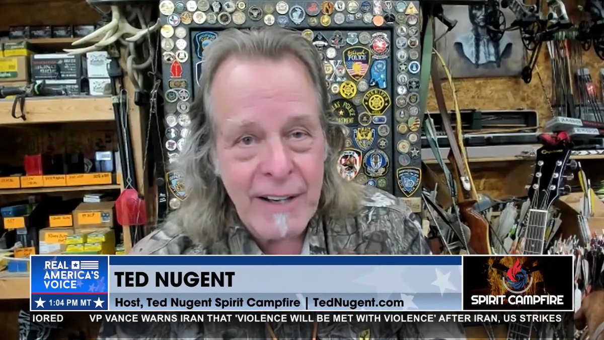 "ARREST THE TRAITORS! THESE ARE CLEARLY TREASONOUS INVADERS" "Arrest...Hillary Clinton...Barack Obama...Tim Walz. Here to [say], "death to America. We actually let people who chant 'death to America' take over NYC!" Ted Nugent