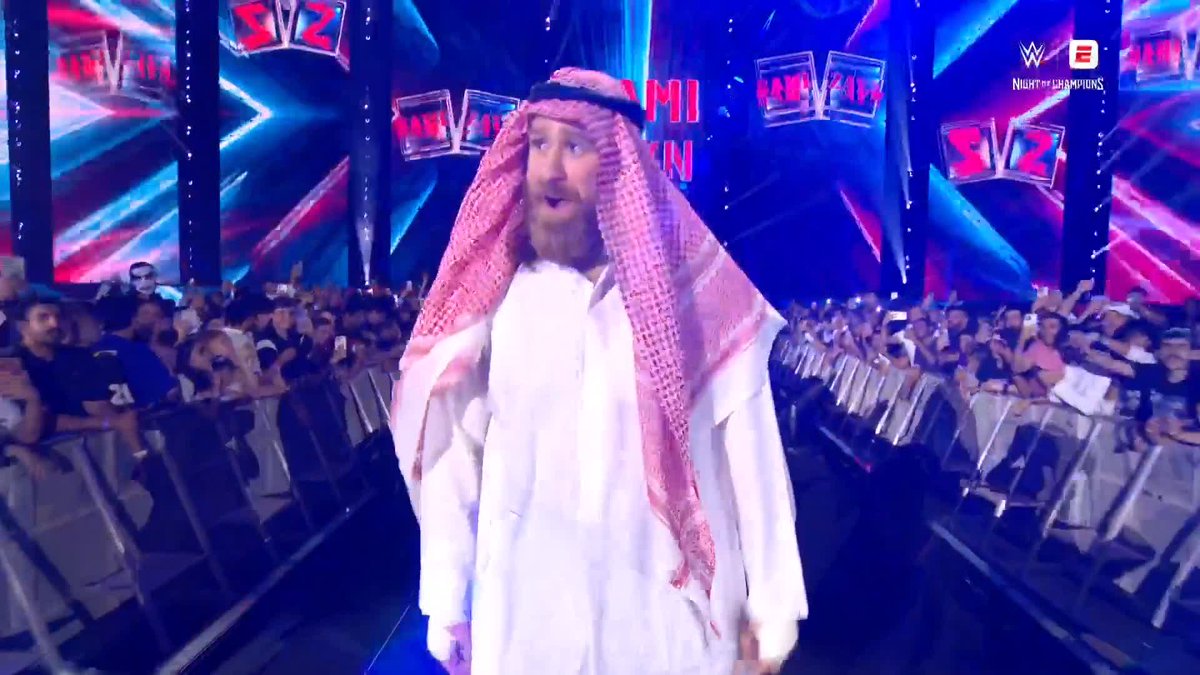 Riyadh LOVES Sami Zayn! 😍