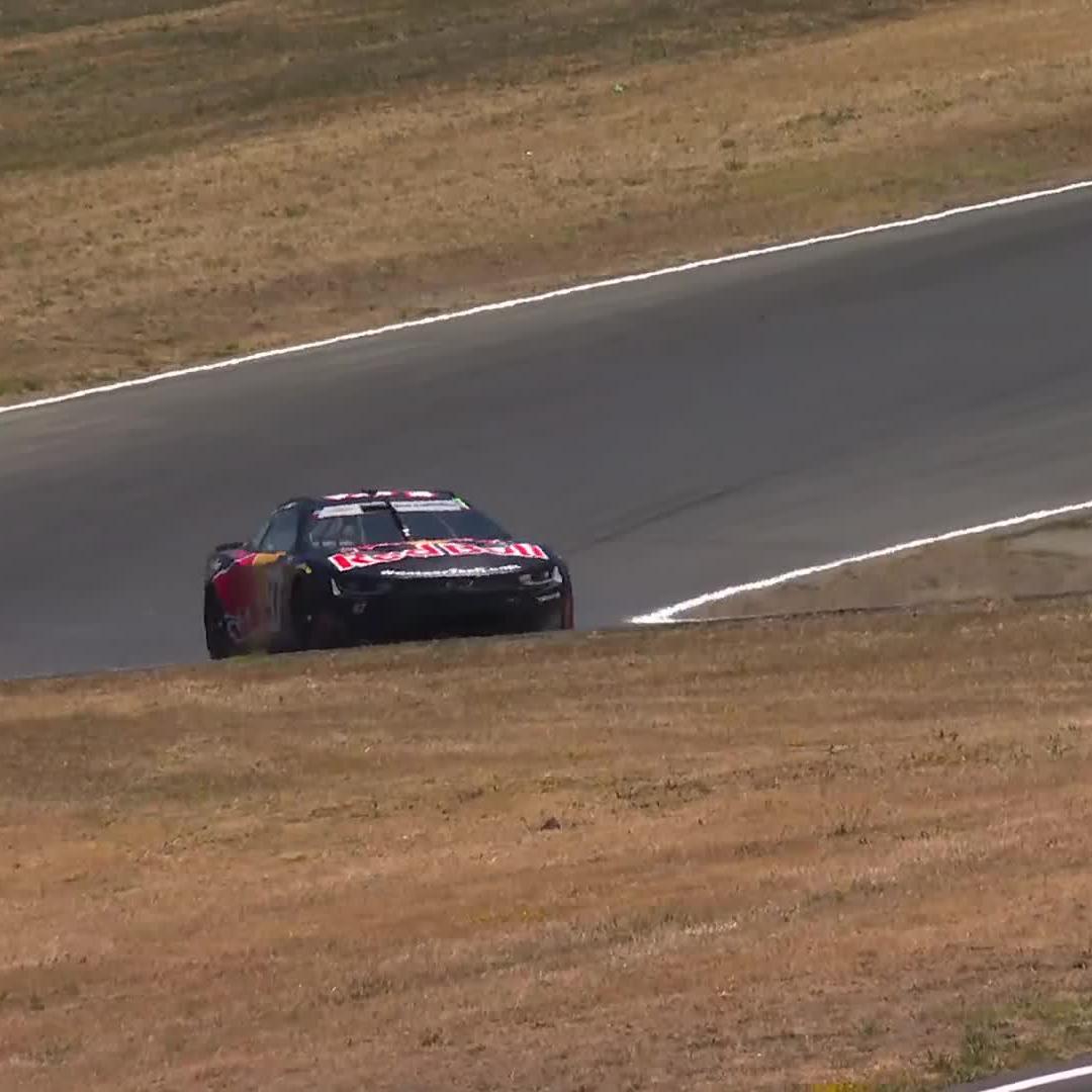A flying 360 from Shane van Gisbergen.